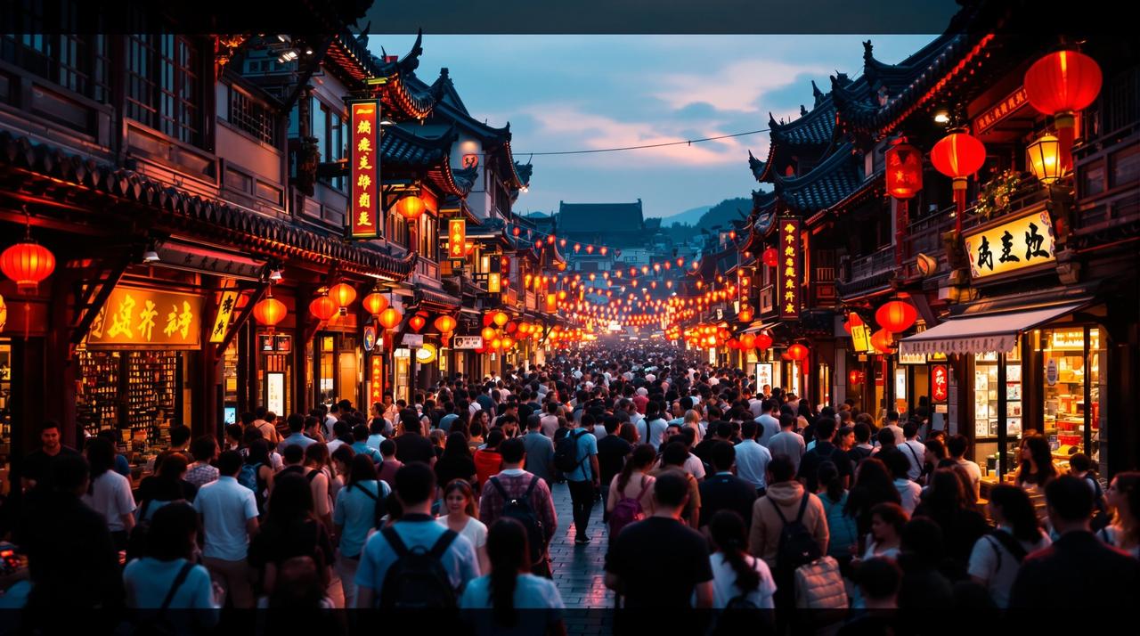 吃瓜外网社会观察：某网红城市一夜之间爆火出圈，游客蜂拥而至
