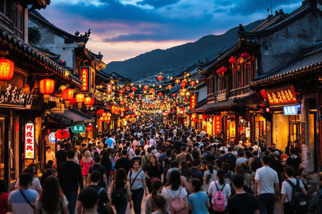 吃瓜外网：某网红城市一夜之间爆火出圈，游客蜂拥而至